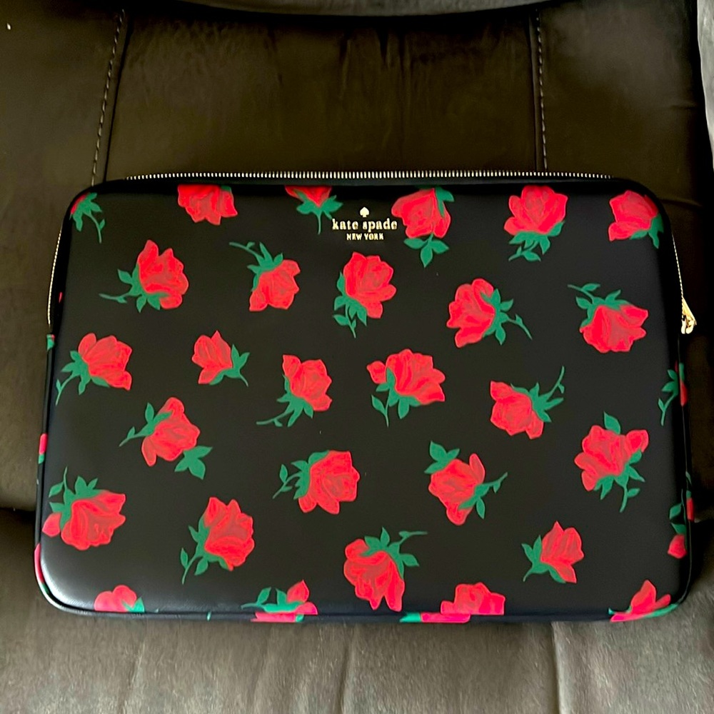 Kate spade Madison Rose Toss Printed Laptop Sleeve